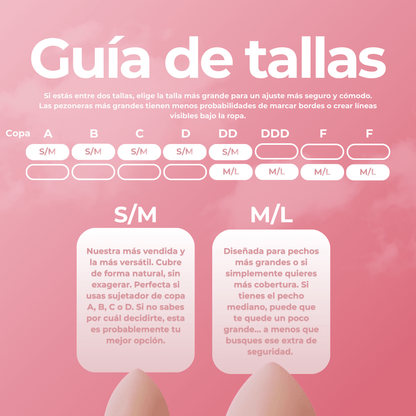 Pack de Pezoneras con Adhesivo - Curviva